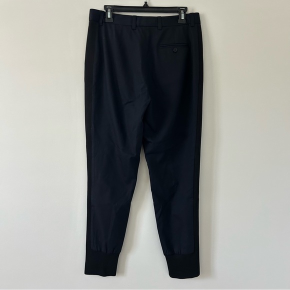 3.1 Phillip Lim Navy Blue Black Stripe Jogger Slack Trousers 6 - Picture 3 of 12